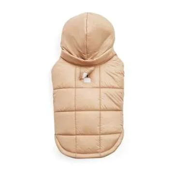 YOULY Shiny Puffer Pet Jacket - Stylish Winter Gear for Pets