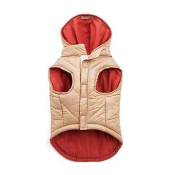 YOULY Shiny Puffer Pet Jacket - Stylish Winter Gear for Pets