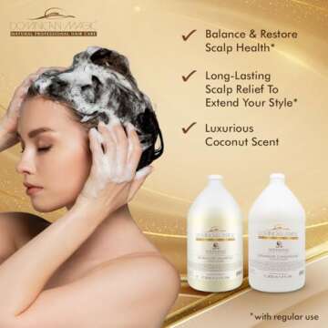 Coconut Shampoo with Aloe Vera for Dry Hair Care