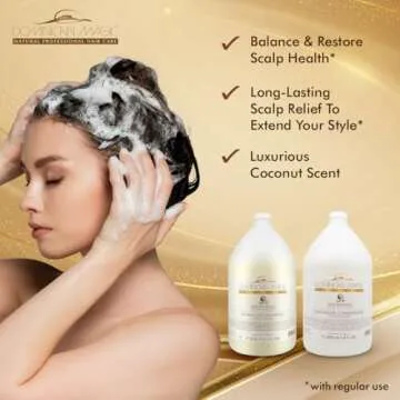 Coconut Shampoo with Aloe Vera for Dry Hair Care