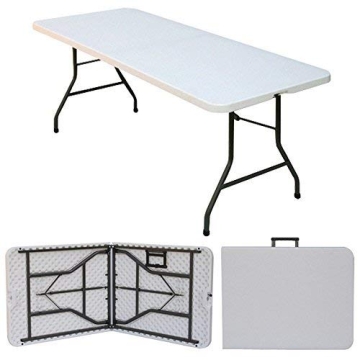 Ontario Furniture 8' Plastic Folding Table Perfect for Events