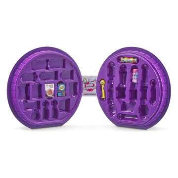 5 Surprise Mini Brands Series 3 Collector's Case - Store & Display 30 Minis with 5 Exclusive Minis by ZURU, Multi