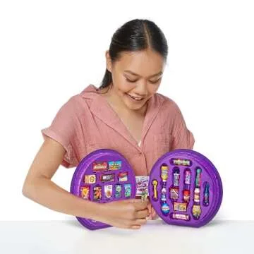 5 Surprise Mini Brands Series 3 Collector's Case - Store & Display 30 Minis with 5 Exclusive Minis by ZURU, Multi