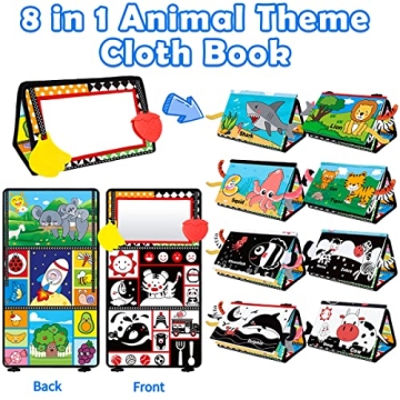 Aboosam Baby Sensory Toys - Tummy Time Gift for Infants