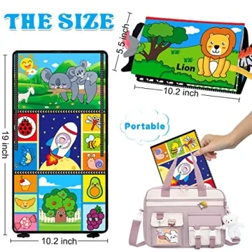 Aboosam Baby Sensory Toys - Tummy Time Gift for Infants