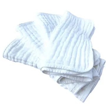 Synrroe Muslin Burp Cloths 4 Pack - Soft & Absorbent