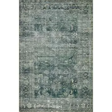 Loloi Magnolia Home Banks Collection Accent Rug - Stylish & Washable