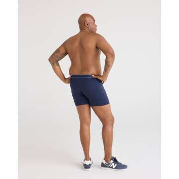 SAXX Underwear Co. Men's Daytripper Boxer Brief Fly 3Pk, Black/Grey/Navy, Medium