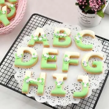 Alphabet Cookie Cutters Set for Easy Baking Fun
