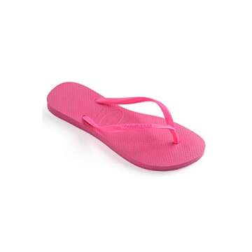 Havaianas Women's Slim Flip Flops - Retired Color - Spring And Summer Pool Sandals For Women - Pink Flux, 6