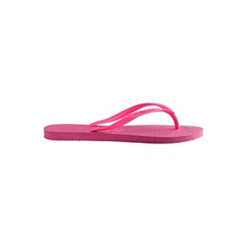 Havaianas Women's Slim Flip Flops - Retired Color - Spring And Summer Pool Sandals For Women - Pink Flux, 6