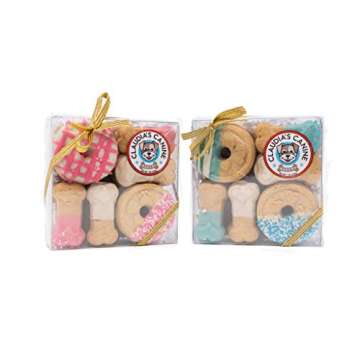 Claudia's Canine Bakery - Blue Buddies Signature Gift Box of Gourmet Dog Cookies