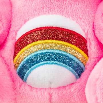 Care Bears Hello Kitty Dressed As Cheer Bear 8" Fun-Size Plush - Soft, Huggable Bestie! – Good for Girls and Boys, Employees, Collectors, Ages 4+