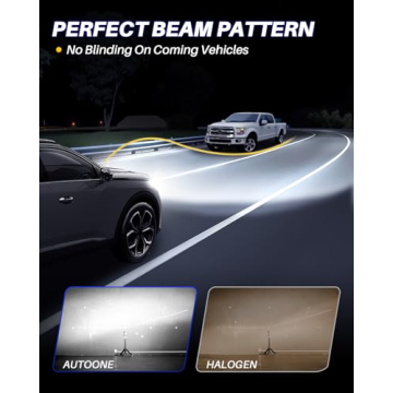 AUTOONE 9012 LED Bulb 800% Brighter with 20-Year Lifespan