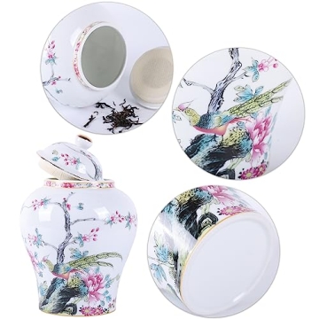 Charming Chinese Ginger Jar Antique Porcelain Decor