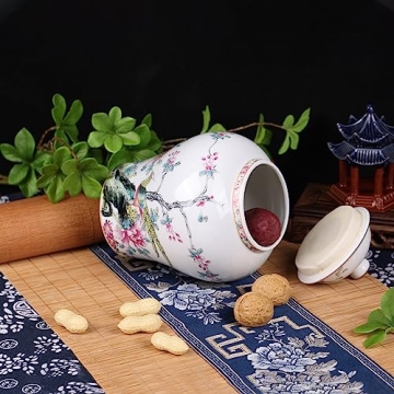 Charming Chinese Ginger Jar Antique Porcelain Decor