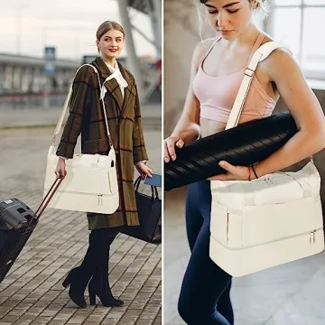 Stylish Weekender Bag with USB Charging Port Perfect for Travel