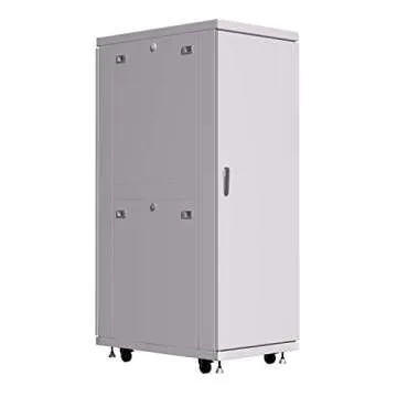 Sysracks 42U Server Rack with Cooling & Wheels for Storage