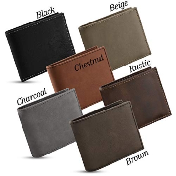 Personalized Leather Wallets for Men - Custom Gifts