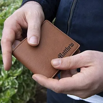 Personalized Leather Wallets for Men - Custom Gifts