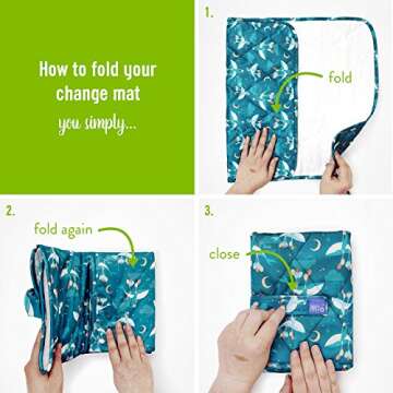 Bambino Mio, changing mat, hummingbird