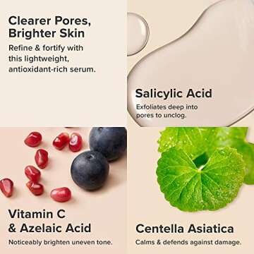 Paula's Choice DEFENSE Antioxidant Pore Purifier, Concentrated Serum w/Azelaic Acid & Salicylic Acid, Anti-Pollution & Free Radical Damage Protection, 1 oz