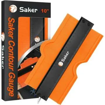 Saker 10" Contour Gauge Tool for Precise Duplicating