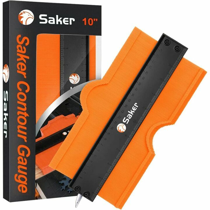 Saker 10" Contour Gauge Tool for Precise Duplicating