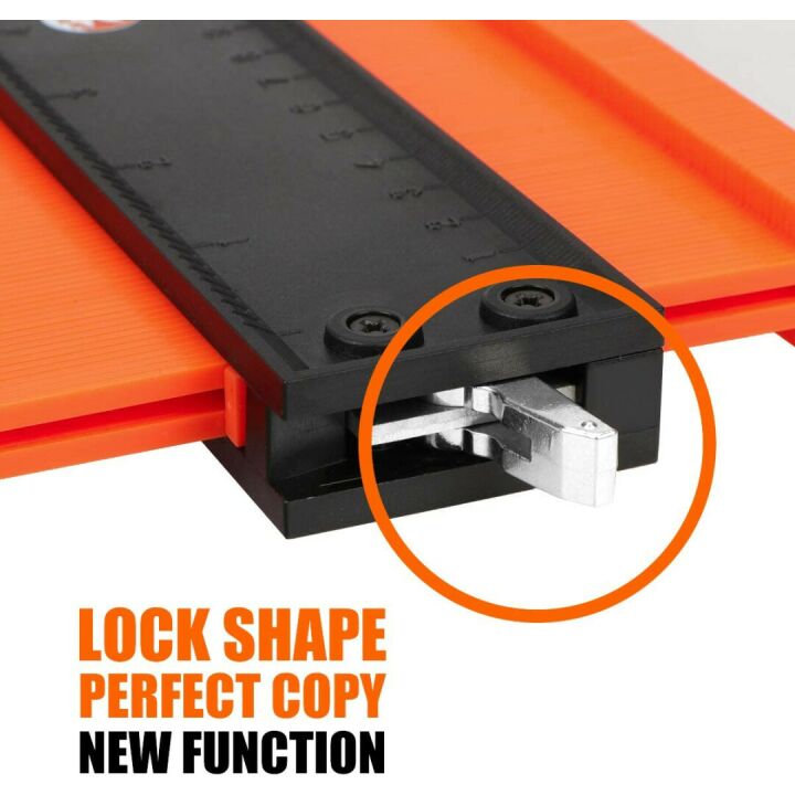 Saker 10" Contour Gauge Tool for Precise Duplicating