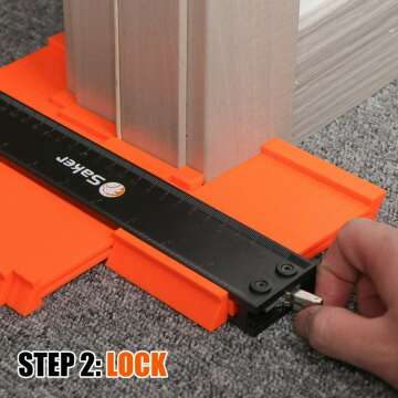 Saker 10" Contour Gauge Tool for Precise Duplicating