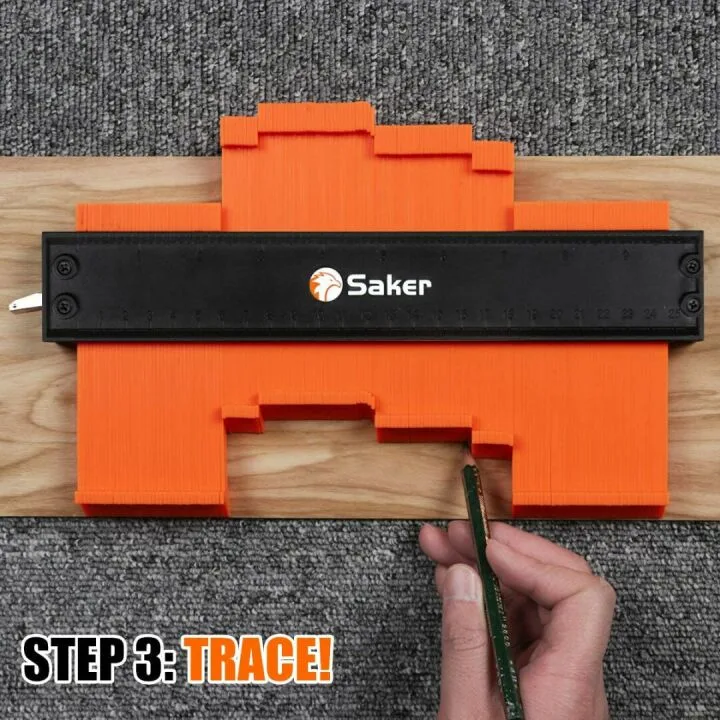 Saker 10" Contour Gauge Tool for Precise Duplicating
