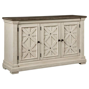 Signature Design by Ashley Bolanburg French Country Dining Room Server, Two-tone White & Brown