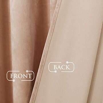 StangH Velvet Curtains for Kids Bedroom, Adjustable Style