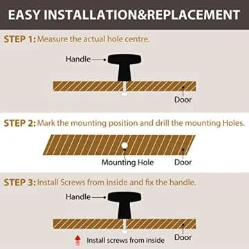 OYX 6PACK Brushed Brass Round Gold Drawer Knobs for Cabinet and Dresser Drawers Cabinet Hardware for Kitchen Cabinet Knobs