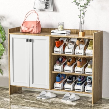 Neprock Shoe Slots Organizer - Space Saving & Adjustable