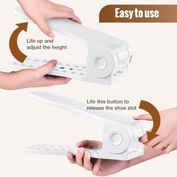 Neprock Shoe Slots Organizer - Space Saving & Adjustable