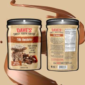 Dave's Sweet Tooth Toffee Chocolate Gift Set for Valentine's Day