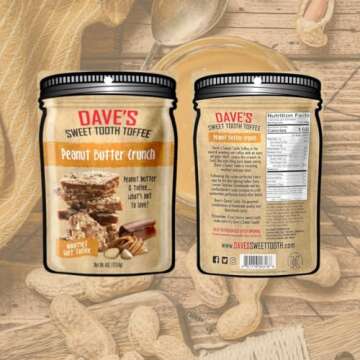 Dave's Sweet Tooth Toffee Chocolate Gift Set for Valentine's Day