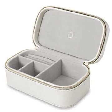 Katie Loxton Travel Jewelry Box Imprint 'Sparkle & Shine' (Pink)