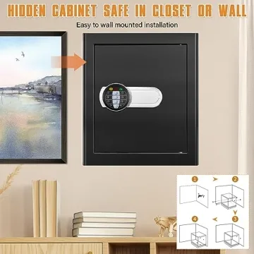 Large Capacity Fireproof Waterproof Safe Box with Keypad