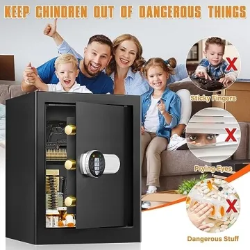 Large Capacity Fireproof Waterproof Safe Box with Keypad