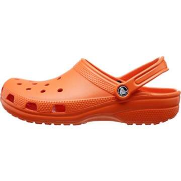 Crocs Unisex Men's and Women's Classic Clog (Retired Colors), Tangerine, 8 US