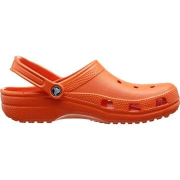 Crocs Unisex Men's and Women's Classic Clog (Retired Colors), Tangerine, 8 US