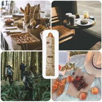 Kraft Paper Baguette Bread Bags - Eco-Friendly Gift for Bakers