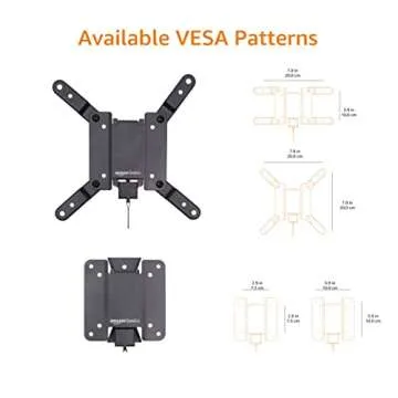 Amazon Basics TV Wall Mount fits 12-Inch to 40-Inch TVs and VESA 200x200