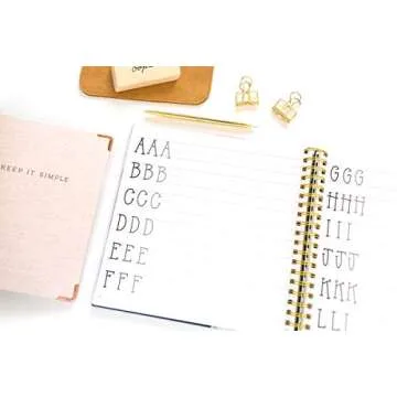 Pretty Simple Lettering Workbook for Beginners