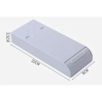 MAOYE Drawer Pencil Tray Self-Adhesive Pop-Up Hidden Desktop Organizer Paste Drawer-Type Storage Pen...