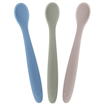 WeeSprout Silicone Baby Spoons for Safe Infant Feeding