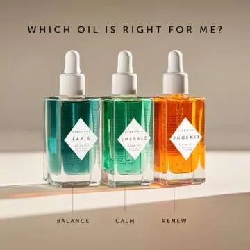 HERBIVORE Lapis Blue Tansy Face Oil – Skin-Balancing Moisturizer for Oily, Acne-Prone Skin | Redness Soothing, Azulene-Rich, Plant-based, Vegan, Cruelty-free, 50 mL / 1.7 oz