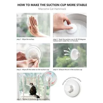 Dahey Cat Window Hammock - Stylish and Sturdy Indoor Perch